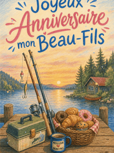 GIF animé : Carte joyeux anniversaire beau-fils animée : un allié pour la vie